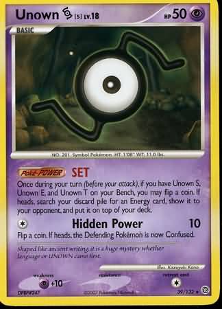Unown S 39/132-Kantocards