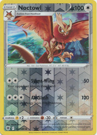 Noctowl 121/189 Reverse Holo-Kantocards