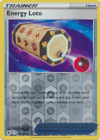 Energy Loto 140/189 Reverse Holo-Kantocards
