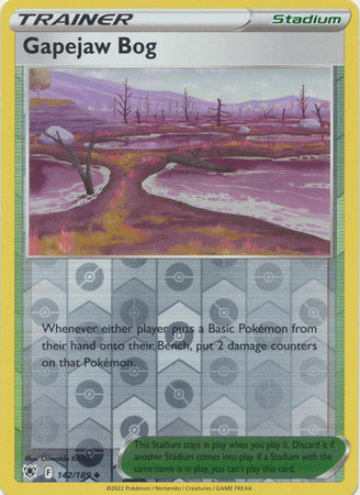 Gapejaw Bog 142/189 Reverse Holo