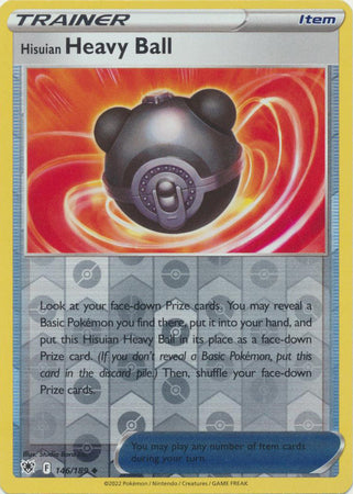 Hisuian Heavy Ball 146/189 Reverse Holo
