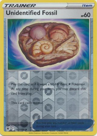Unidentified Fossil 157/189 Reverse Holo