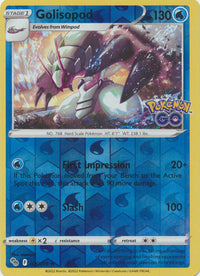 Golisopod 026/078 Reverse Holo-Kantocards