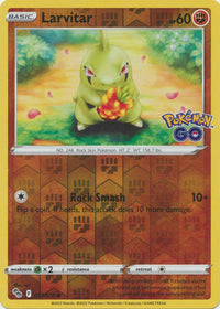 Larvitar 037/078 Reverse Holo-Kantocards