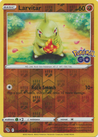 Larvitar 037/078 Reverse Holo - Español