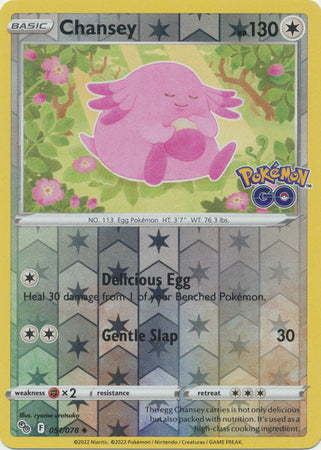Chansey 051/078 Reverse Holo