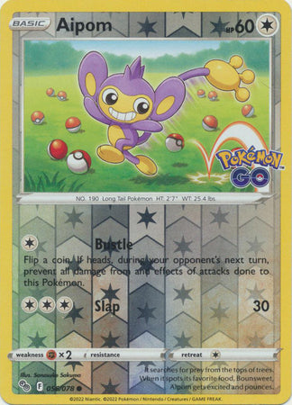 Aipom 056/078 Reverse Holo - Español