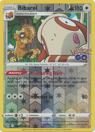 Bibarel 060/078 Reverse Holo - Español
