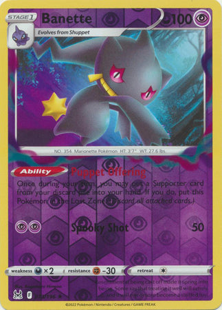 Banette 073/196 Reverse Holo