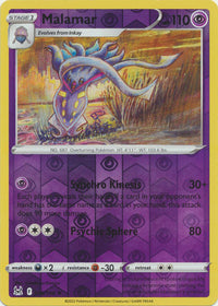 Malamar 078/196 Reverse Holo-Kantocards