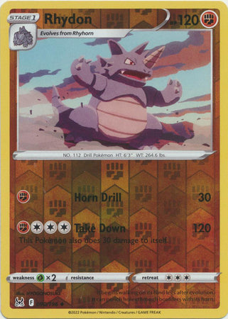 Rhydon 090/196 Reverse Holo