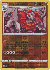 Rhyperior 091/196 Reverse Holo-Kantocards