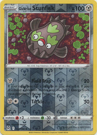 Galarian Stunfisk 127/196 Reverse Holo-Kantocards