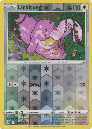 Lickitung 138/196 Reverse Holo
