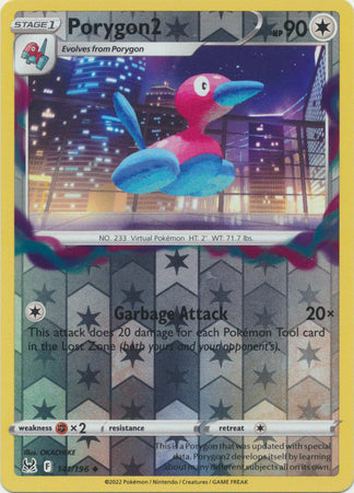 Porygon2 141/196 Reverse Holo-Kantocards