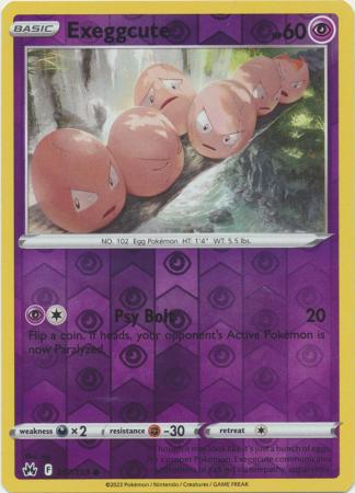 Exeggcute 057/159 Reverse Holo