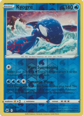 Kyogre 036/159 Reverse Holo