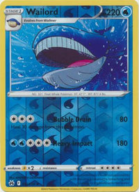 Wailord 032/159 Reverse Holo-Kantocards