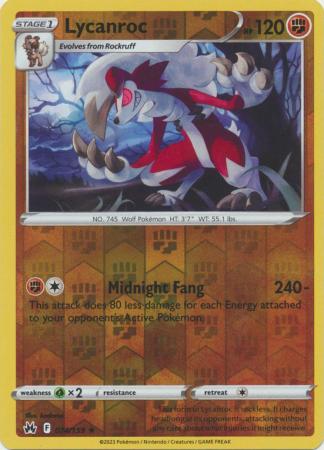 Lycanroc 074/159 Reverse Holo
