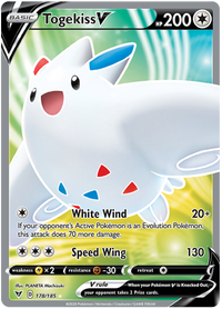 Togekiss V 178/185-Kantocards
