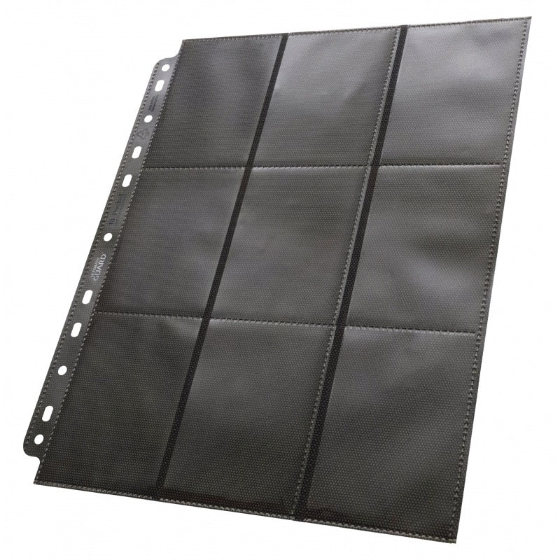 Páginas de 18 Espacios (Abertura Lateral) Negras (50)-Kantocards