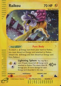 Raikou H26/H32 - Holo-Kantocards
