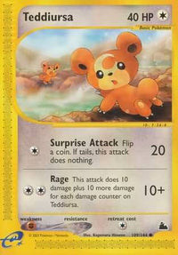 Teddiursa 109/144-Kantocards