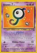 Unown J 38 Promo-Kantocards