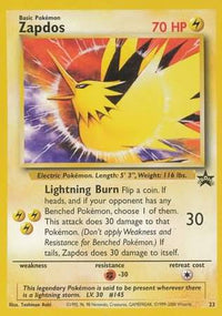 Zapdos 23 Promo-Kantocards