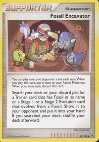 Fossil Excavator 82/100-Kantocards