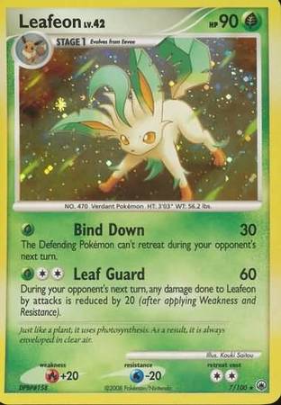 Leafeon 7/100-Kantocards