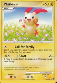 Plusle 28/100-Kantocards