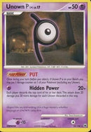 Unown P 33/100-Kantocards