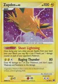 Zapdos 14/100-Kantocards