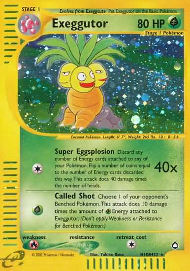 Exeggutor H10/H32 - Holo