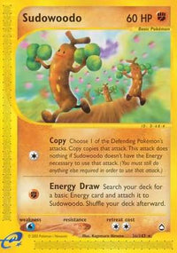Sudowoodo 36/147-Kantocards