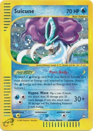 Suicune H25/H32 - Holo