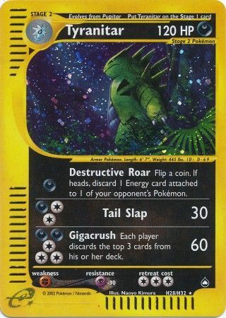 Tyranitar H28/H32 - Holo