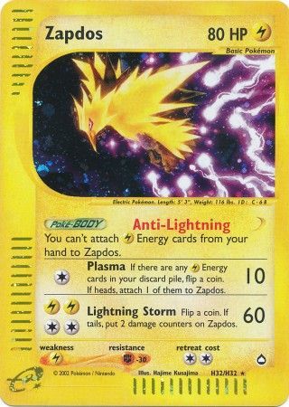Zapdos H32/H32 - Holo