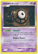 Unown U 78/146-Kantocards