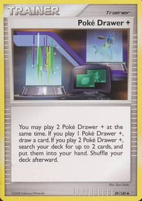 Poké Drawer + 89/100-Kantocards