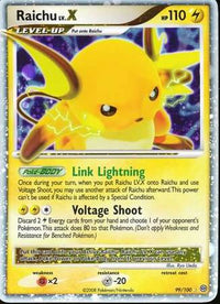 Raichu LV.X 99/100-Kantocards