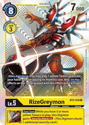 RizeGreymon BT2-038 (Premium Pack Set 01) Sellado-Kantocards