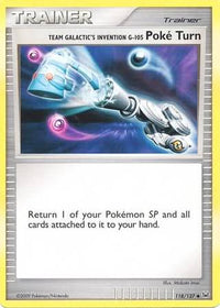 Team Galactic's Invention G-105 Poké Turn 118/127-Kantocards