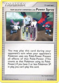 Team Galactic's Invention G-103 Power Spray 117/127-Kantocards