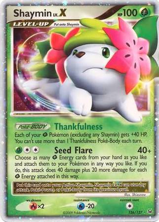 Shaymin LV.X 126/127-Kantocards
