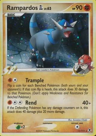 Rampardos Pokémon GL 11/111-Kantocards