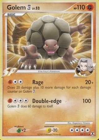 Golem Pokémon 4 23/111-Kantocards
