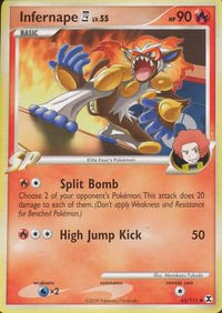 Infernape Pokémon 4 43/111-Kantocards