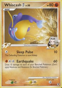 Whiscash Pokémon 4 54/111-Kantocards